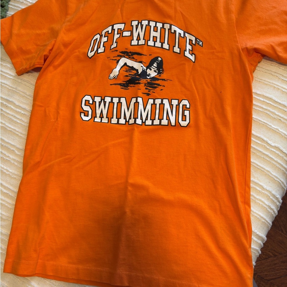 Off-White Orange Short Sleeve Tee